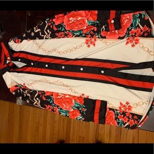 G u cci inspired tshirt dress/blouse